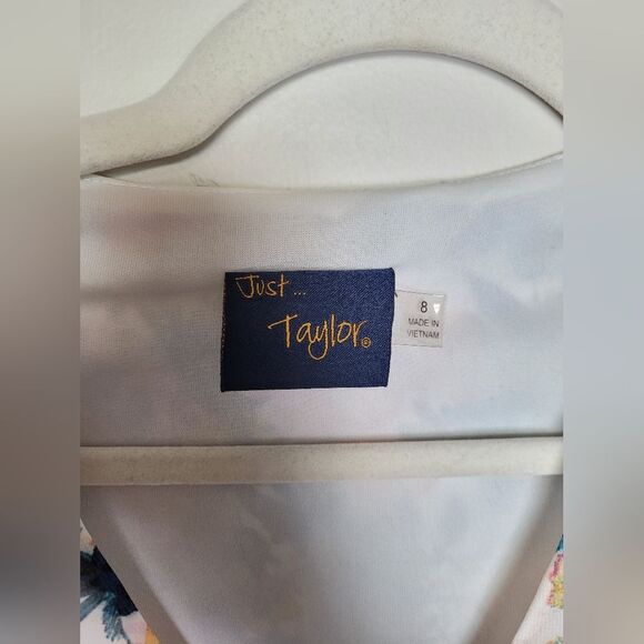 Just Taylor Floral Midi Tiered Dress Smocked Cottagecore Bloomcore Coquette 8 - Picture 8 of 13